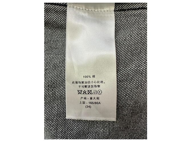 Autre Marque Dior Jeansjacke Damen Größe 34 Mehrfarben - Ansicht 9