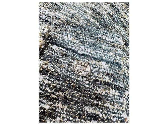 Chanel Tweed Rock Mehrfarbig Größe 38 Mehrfarben - Ansicht 3
