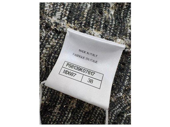 Chanel Tweed Rock Mehrfarbig Größe 38 Mehrfarben - Ansicht 5