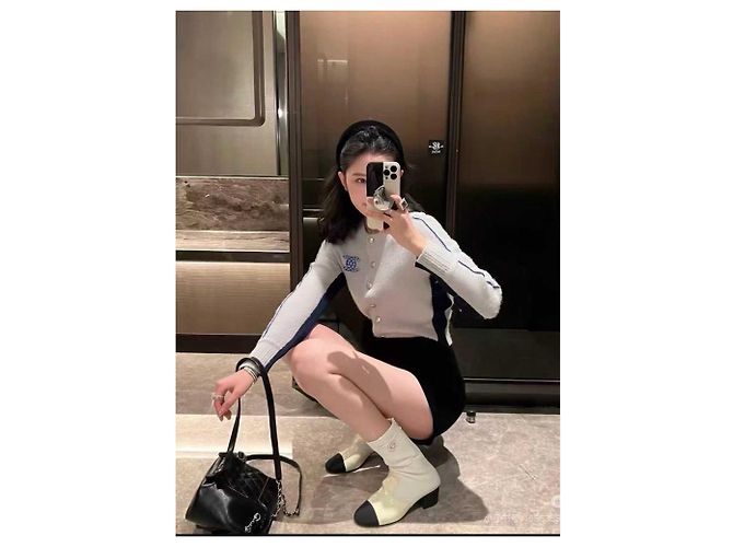 Chanel Malhas de Lã Feminino 34 FR Multicor - vista 6