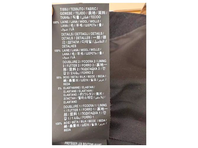 Autre Marque Chaquetas Saint Laurent Negro - vista 5