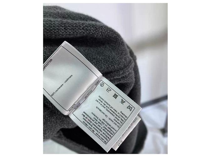 Chanel Strickware aus Kaschmir Grau - Ansicht 2