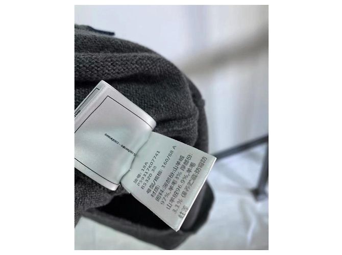 Chanel Strickware aus Kaschmir Grau - Ansicht 3