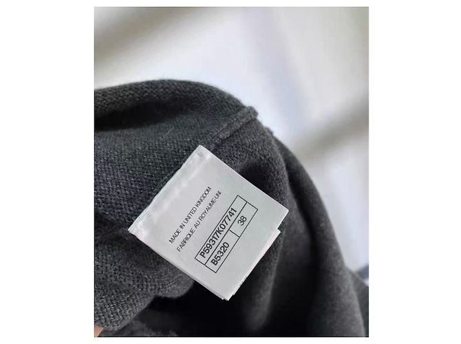 Chanel Strickware aus Kaschmir Grau - Ansicht 6