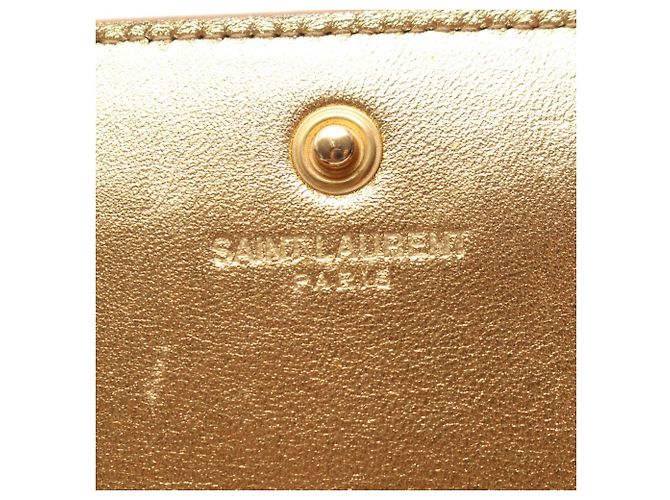 Autre Marque Borsa in pelle dorata Yves Saint Laurent D'oro - vista 5
