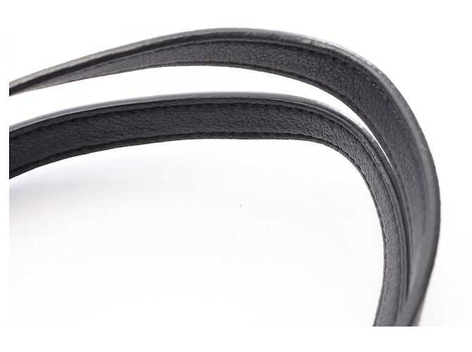 Autre Marque Bolso de mano de cuero negro Yves Saint Laurent - vista 10