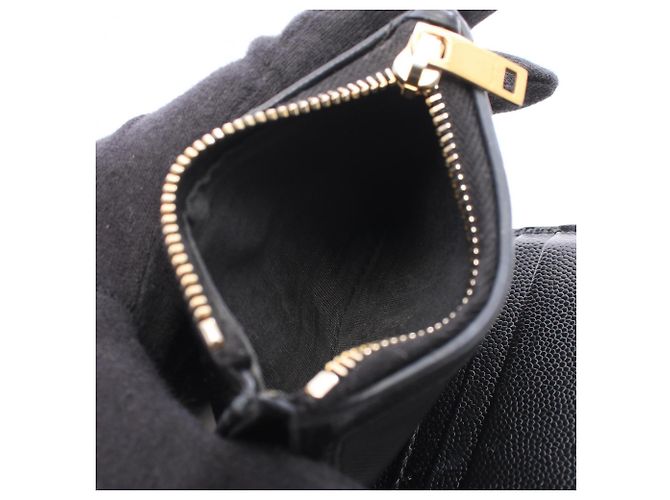 Autre Marque Portafoglio bi-fold Monogram Saint Laurent Paris Nero - vista 4