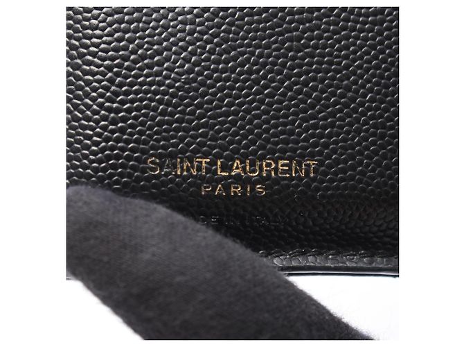 Autre Marque Portafoglio bi-fold Monogram Saint Laurent Paris Nero - vista 5