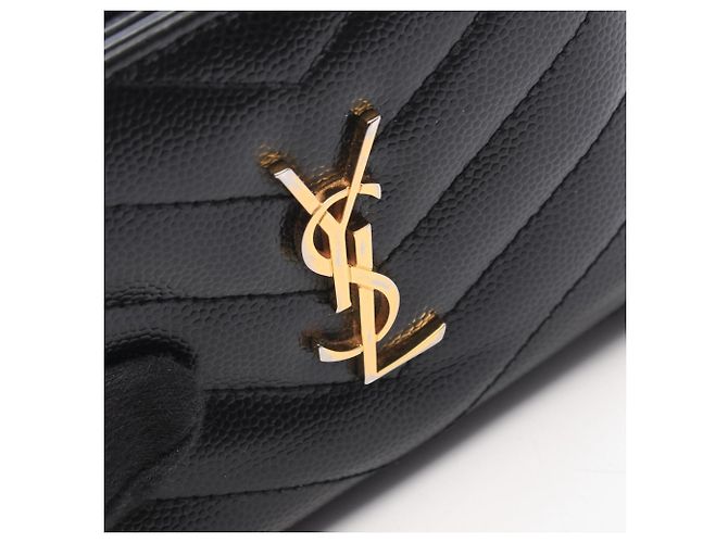 Autre Marque Portafoglio bi-fold Monogram Saint Laurent Paris Nero - vista 8