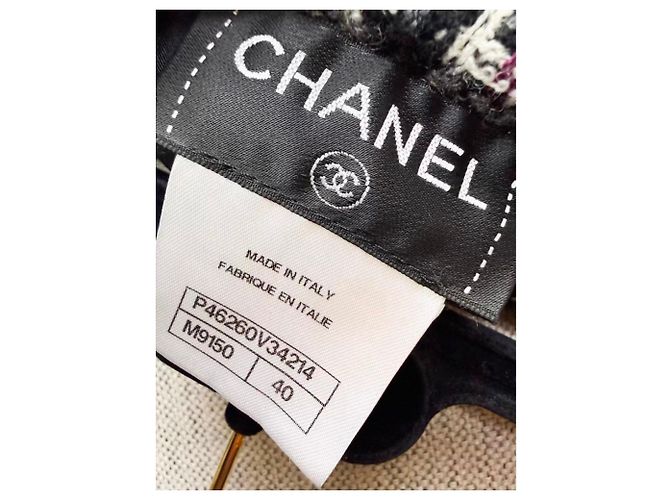 Chanel Rock aus Wolle mehrfarbig Größe 40 Mehrfarben - Ansicht 4