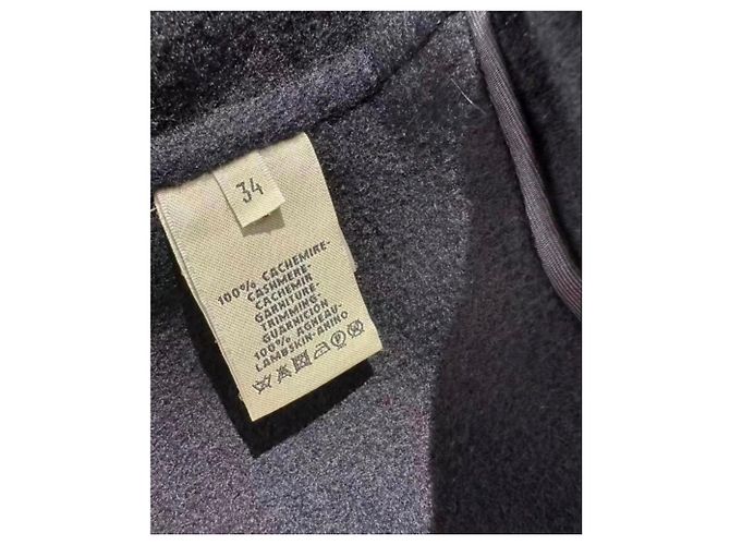 Abrigo Hermès de cashmere mujer talla 34 Multicolor - vista 4