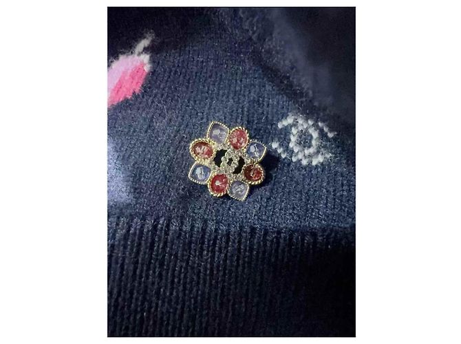Chanel Kaschmir Strickwaren Damen Größe 36 Mehrfarben - Ansicht 3