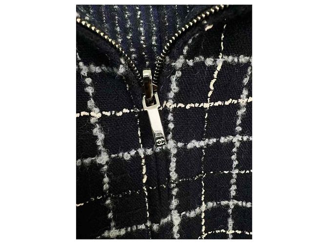 Abrigo Chanel de lana mujer talla 36 Multicolor - vista 3