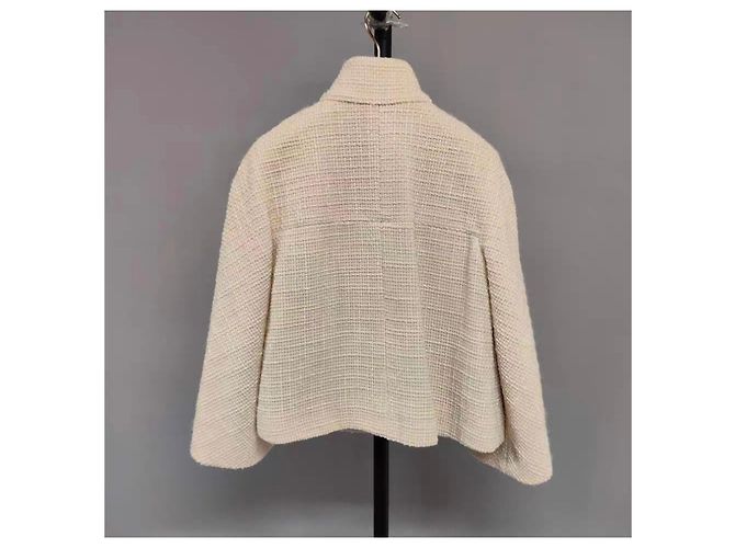 Abrigo Chanel de lana mujer talla 36 Multicolor - vista 2