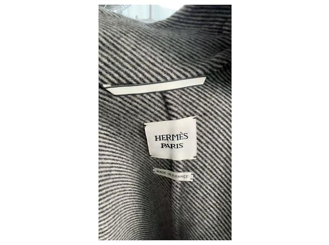 Abrigo Hermès de cashmere mujer talla 38 Multicolor - vista 3