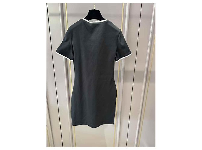 Vestido Miu Miu de algodón negro - vista 2