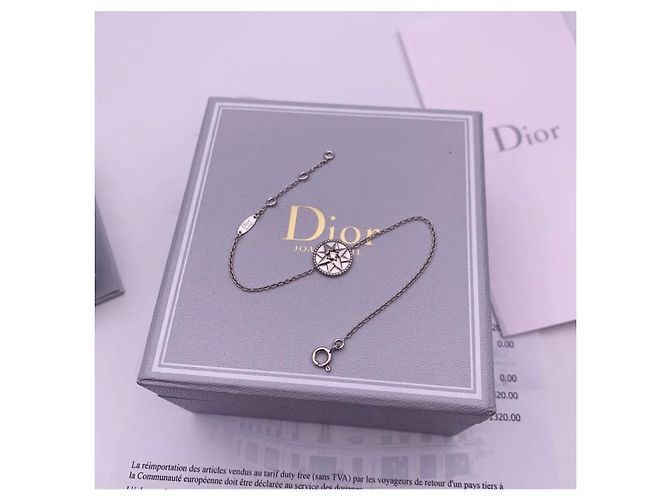 Autre Marque Bracciali Dior Rose Des Vents Argento - vista 2