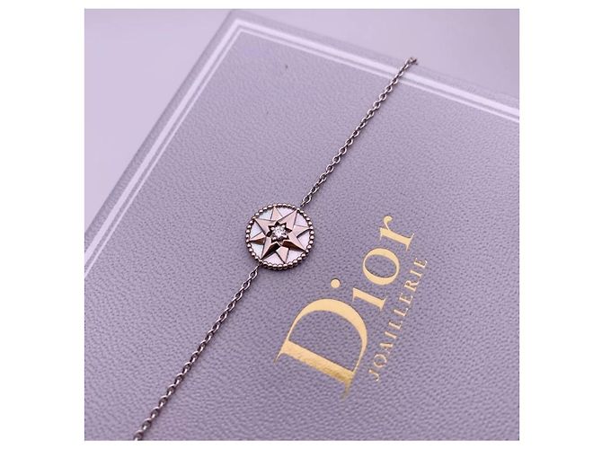 Autre Marque Bracciali Dior Rose Des Vents Argento - vista 3