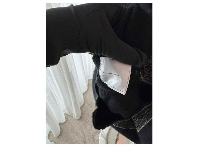 Chanel Kleid aus schwarzem Kaschmir - Ansicht 6