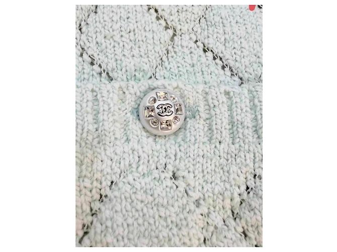 Chanel Baumwollkleid Mehrfarbig Größe 34 Mehrfarben - Ansicht 5