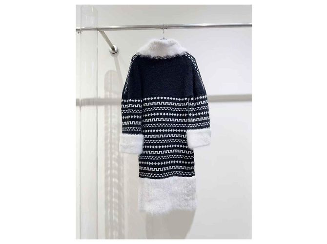 Chanel Kleid aus Wolle Mehrfarbig Größe 34 Mehrfarben - Ansicht 3