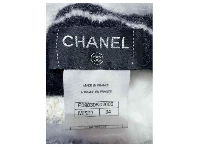 Chanel Kleid aus Wolle Mehrfarbig Größe 34 Mehrfarben - Ansicht 4
