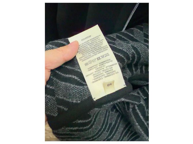 Abrigo Hermès de cashmere mujer Talla 40 Multicolor - vista 3