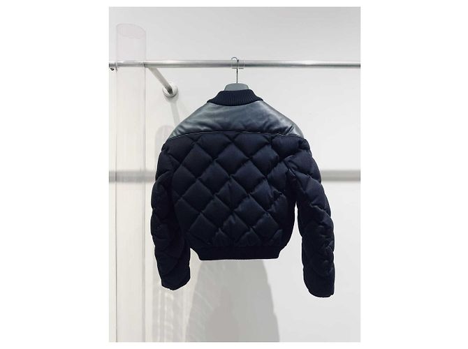 Abrigo Hermès Negro de Cachemira Talla 36 - vista 4