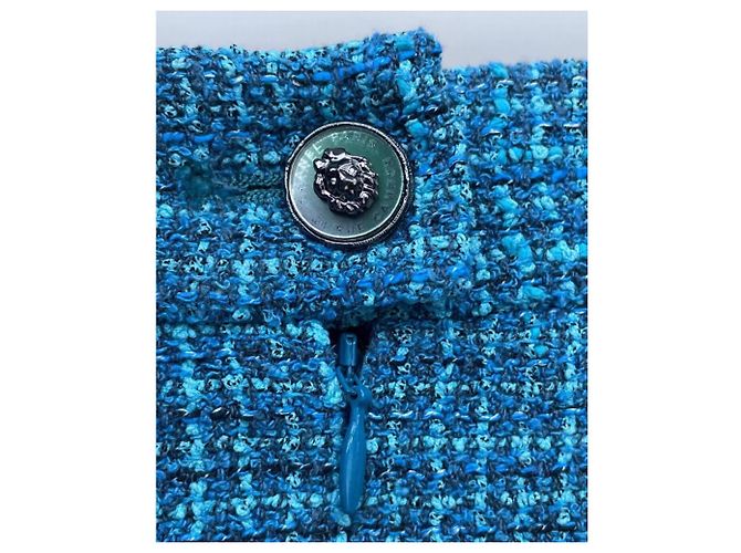 Shorts Chanel de Tweed Multicolor - vista 3