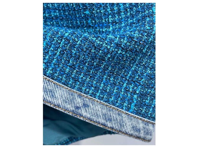 Shorts Chanel de Tweed Multicolor - vista 4