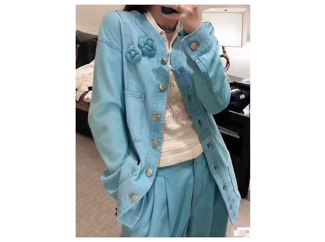 Chaquetas Chanel La Petite Veste Noire Azul - vista 7