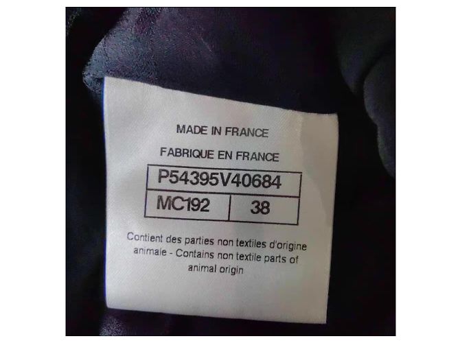 Chanel Kleid Wolle Mehrfarbig Größe 38 Mehrfarben - Ansicht 8