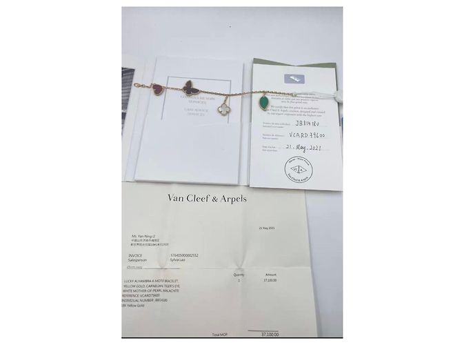 Pulseras Van Cleef & Arpels Lucky Alhambra Multicolor - vista 5