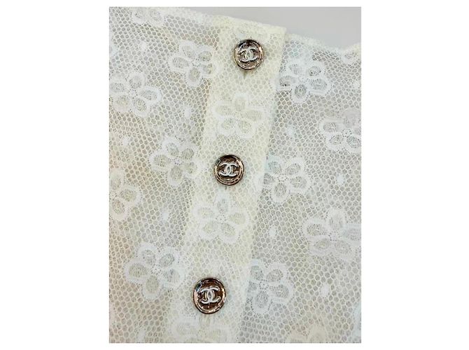 Chanel Baumwollkleid Mehrfarbig Größe 36 Mehrfarben - Ansicht 9