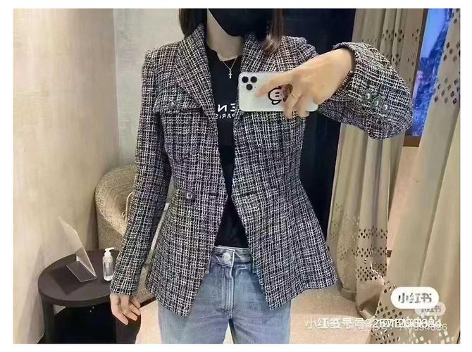 Chaquetas Chanel La Petite Veste Noire Multicolor - vista 5