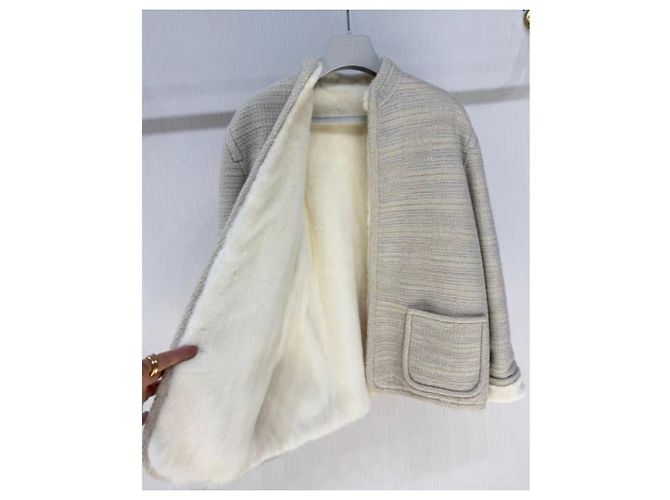Abrigo de visón Loro Piana Mujer M Multicolor - vista 2