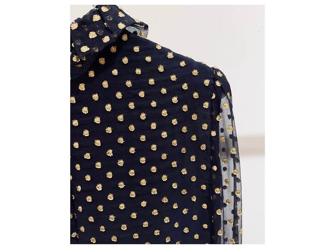 Céline Kleid aus Seide mehrfarbig Größe 38 Mehrfarben - Ansicht 3