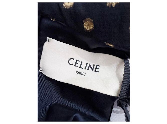 Céline Kleid aus Seide mehrfarbig Größe 38 Mehrfarben - Ansicht 4