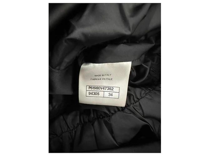 Chanel Lederjacken Schwarz - Ansicht 2