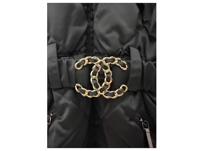 Chanel Lederjacken Schwarz - Ansicht 3