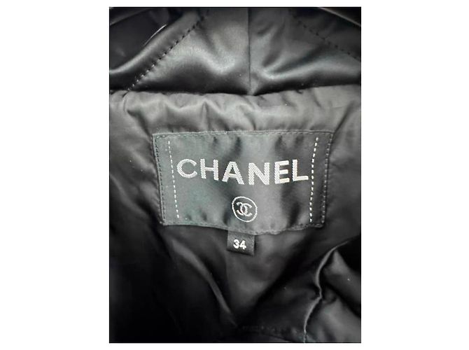 Chanel Lederjacken Schwarz - Ansicht 4