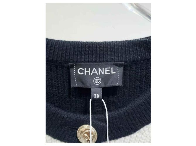 Chanel Strickjacke aus Wolle Mehrfarbig Größe 38 Mehrfarben - Ansicht 3