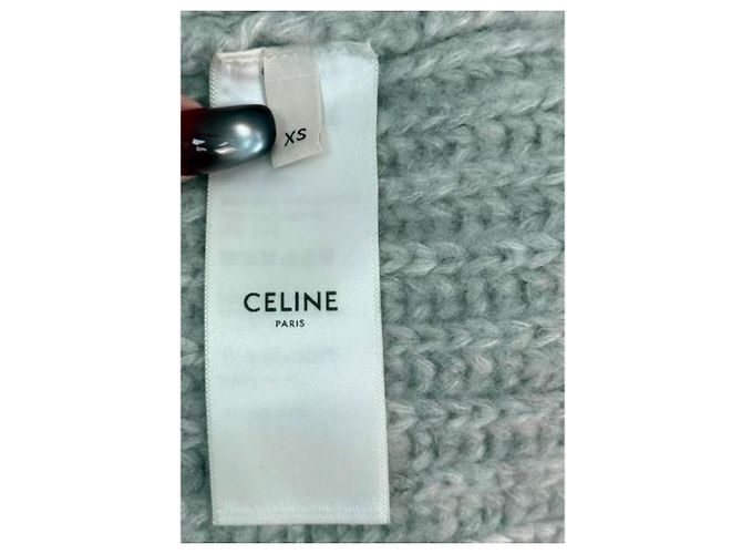 Pull en cachemire gris Céline XS - vue 3