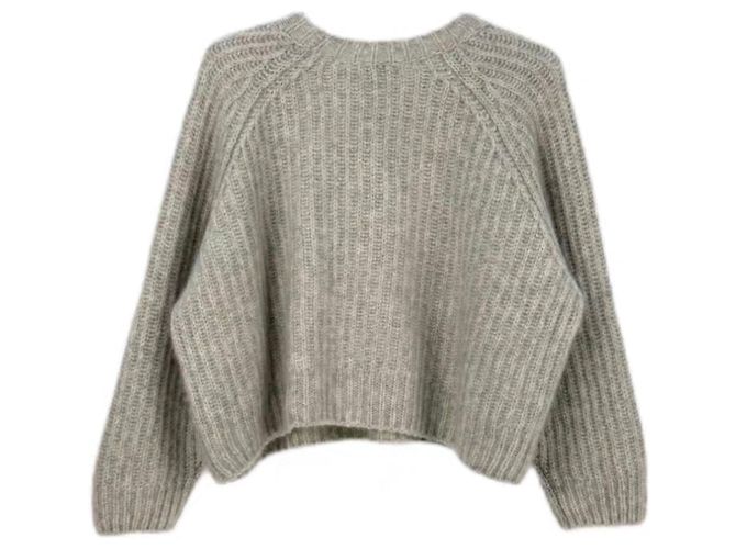Pull en cachemire gris Céline XS - vue 5