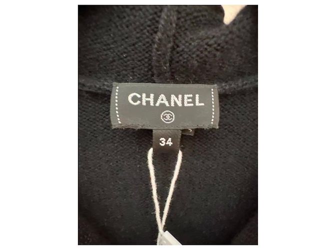 Chanel Strickwaren aus Kaschmir Schwarz - Ansicht 2