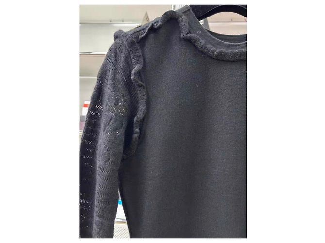 Chanel Kleid aus Wolle Schwarz - Ansicht 3