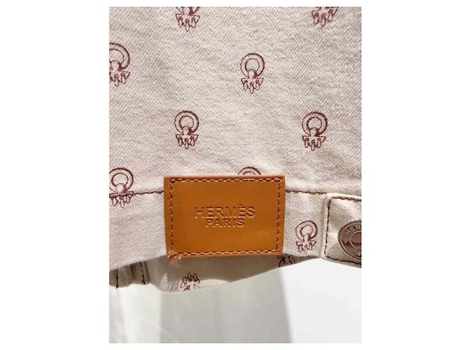Giacca Hermès Beige in Cotone Taglia 38 - vista 3