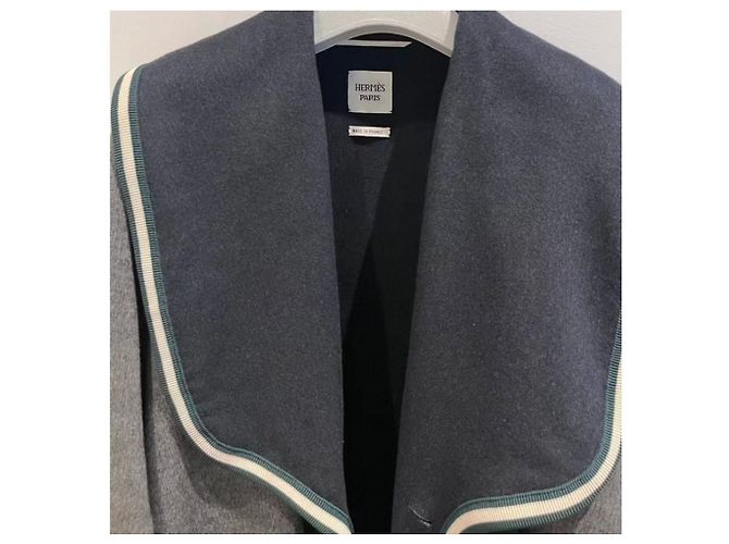 Abrigo Hermès de cashmere mujer talla 34 Multicolor - vista 2