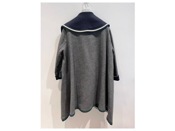 Abrigo Hermès de cashmere mujer talla 34 Multicolor - vista 4