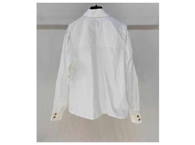 Top Chanel de algodón blanco talla 40 - vista 2